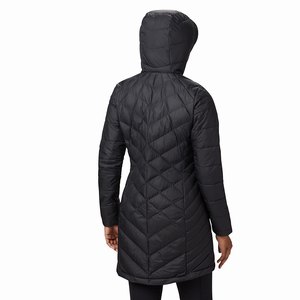 Columbia Heavenly™ Lång Hooded Jacka Dam Svarta (QLZUI6819)